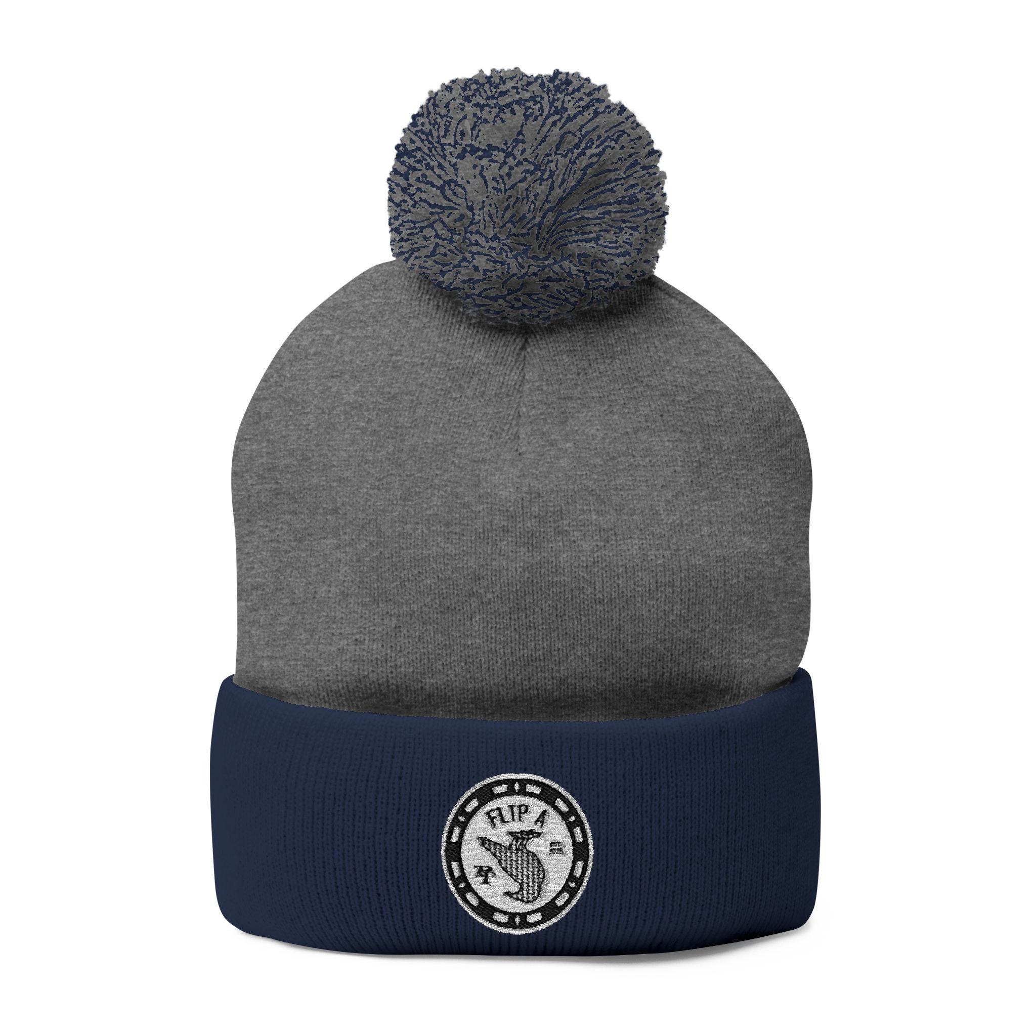 Paper Trail Flip a Bird Premium Pom-Pom Beanie