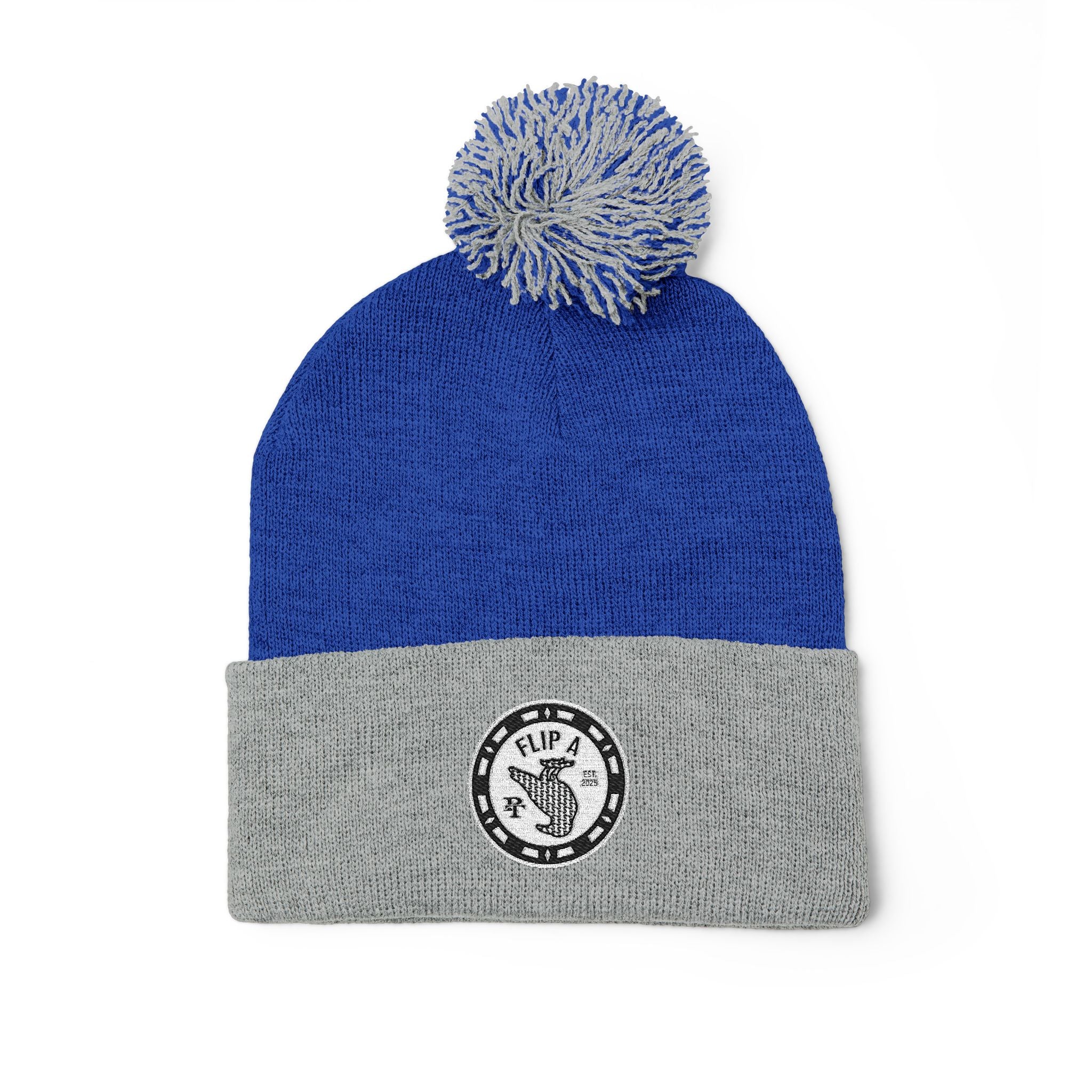 Paper Trail Flip a Bird Premium Pom-Pom Beanie