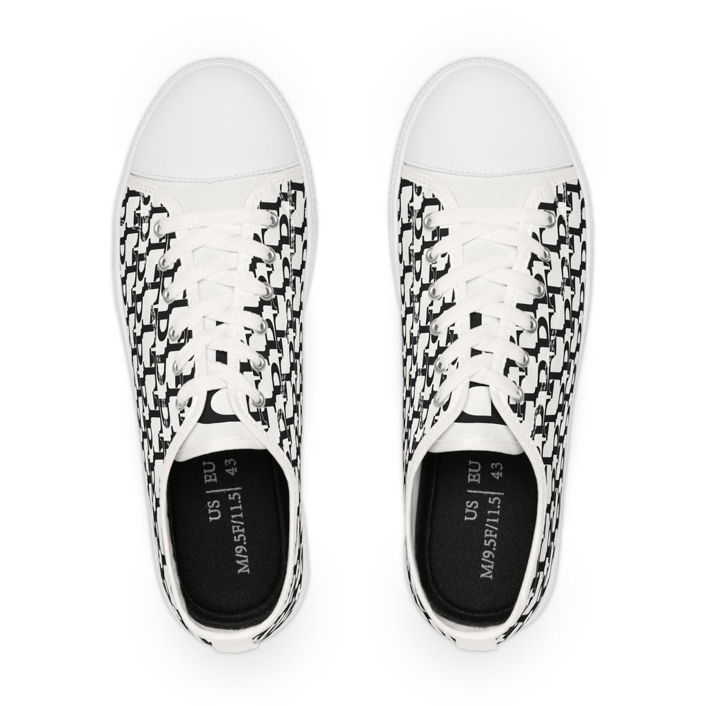 Paper Trail Icon Monogram Lowtop Sneakers