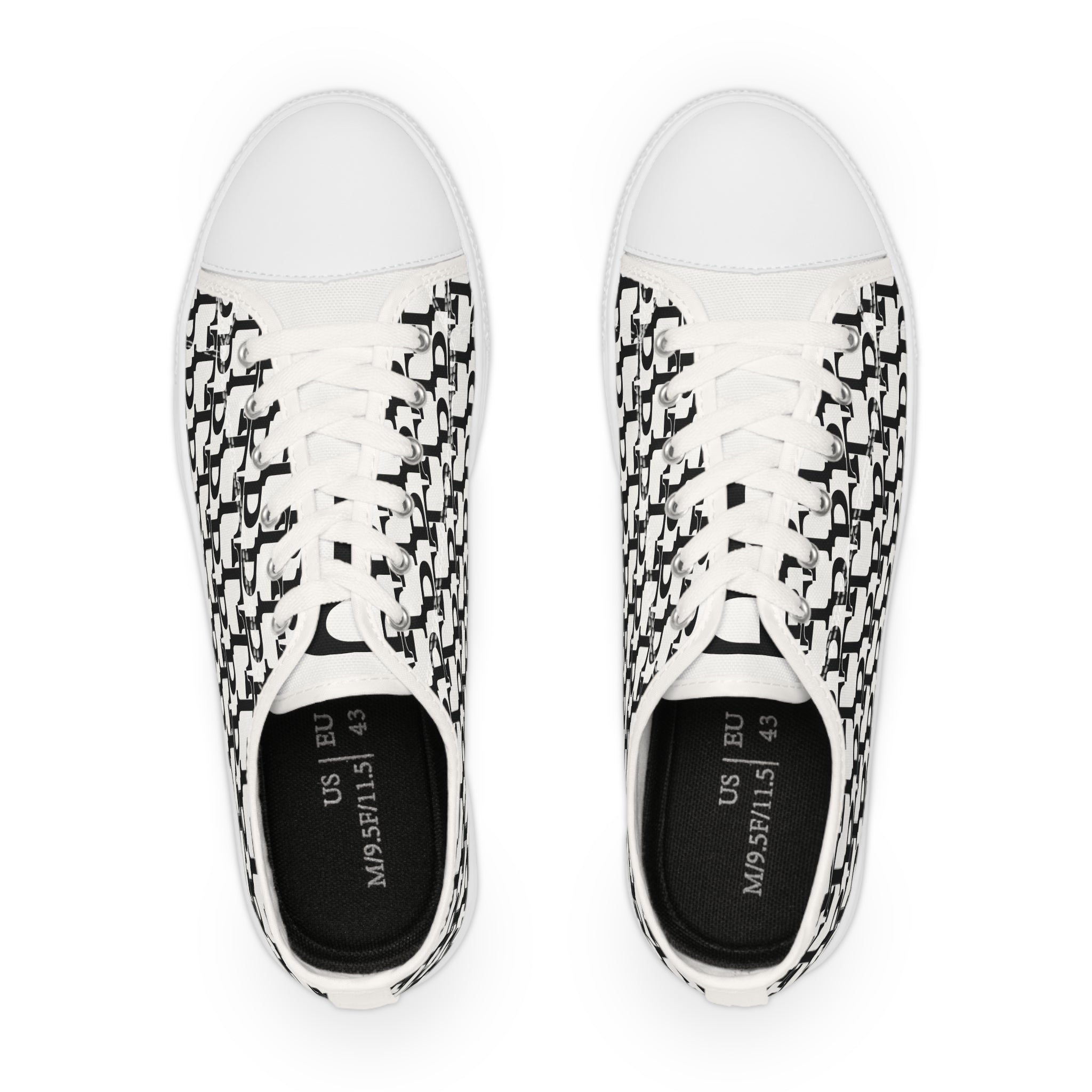 Paper Trail Icon Monogram Lowtop Sneakers