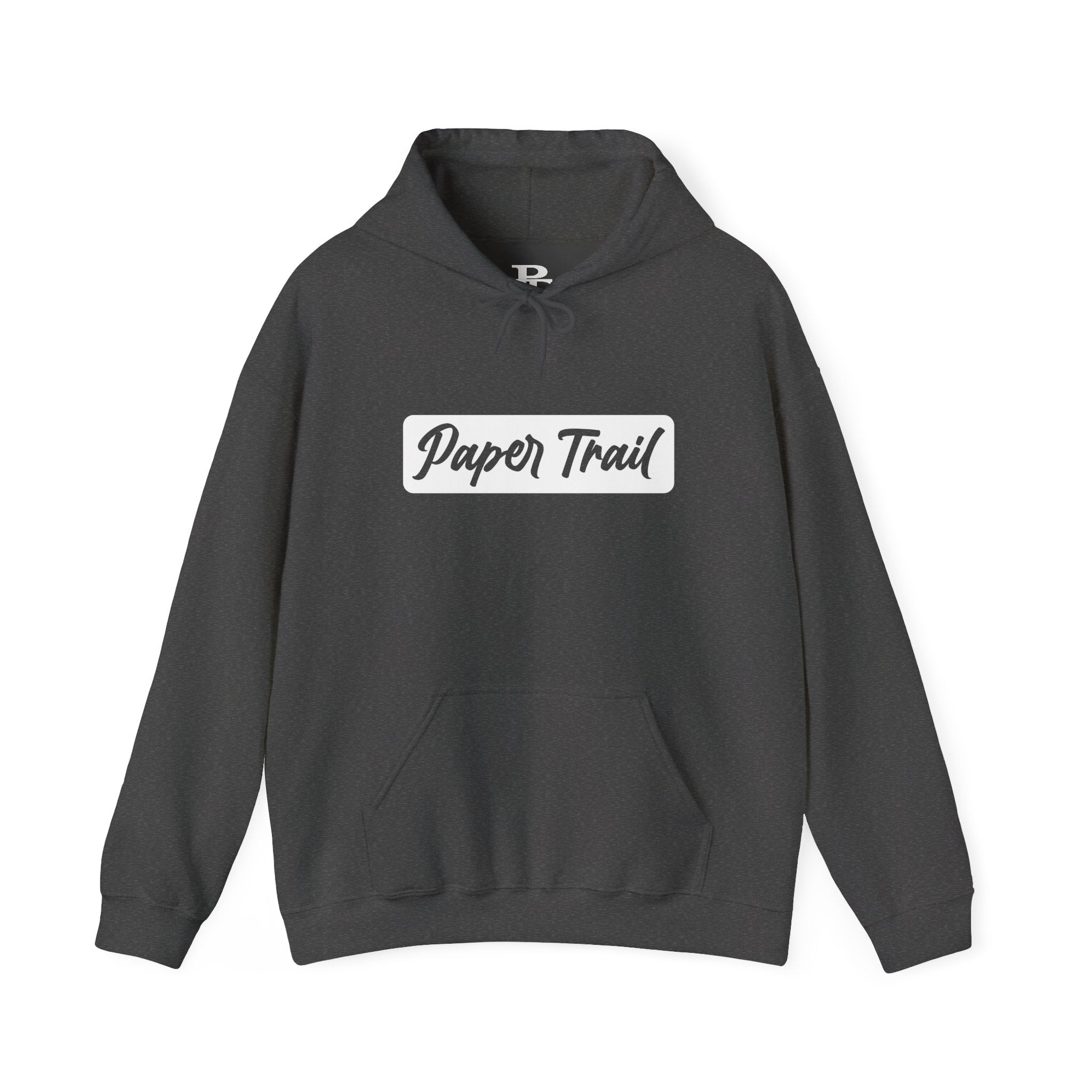 Paper Trail Box Logo Hoodie – Paper Trail Apparel