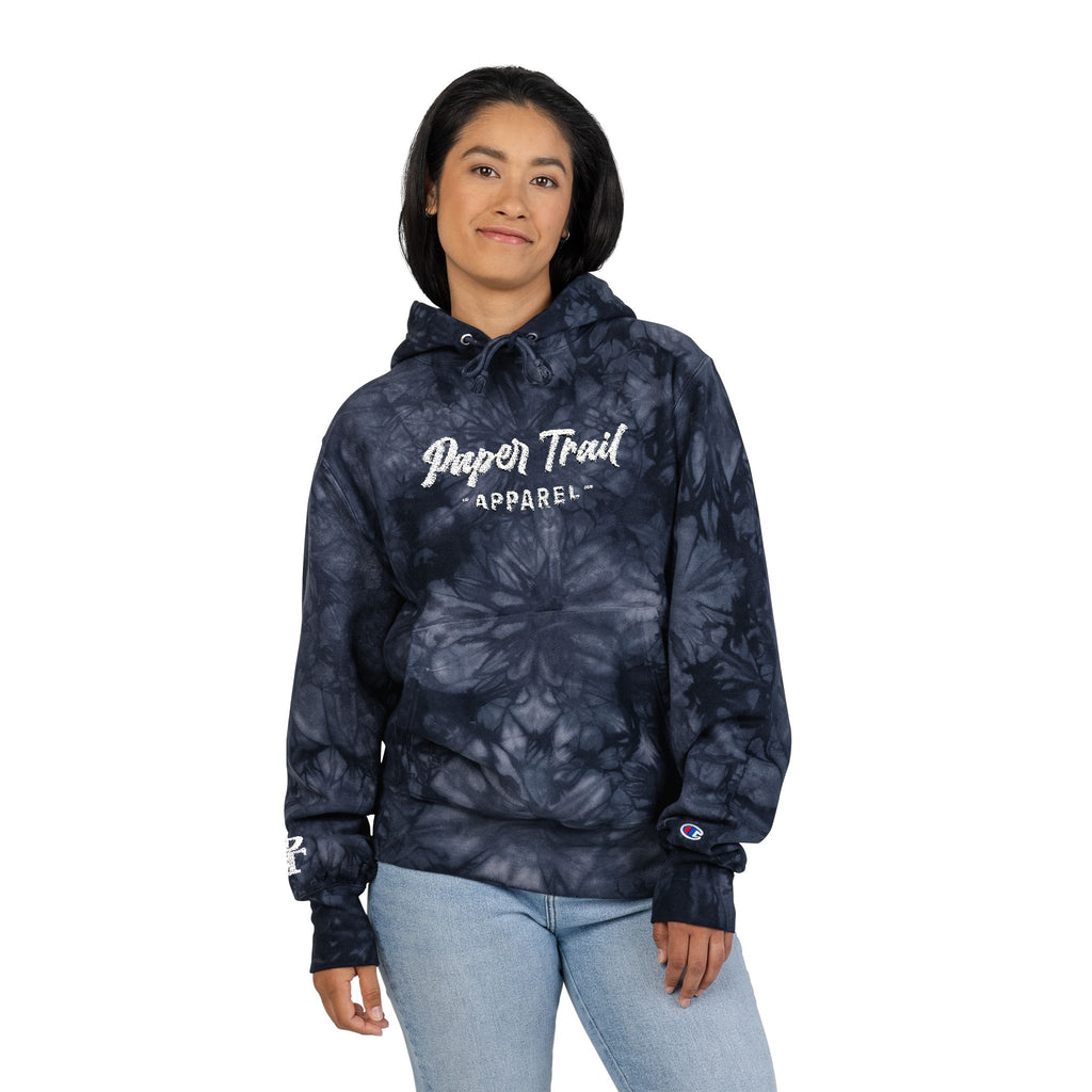 Paper Trail Classic Tie-Dye Champion Premium Hoodie
