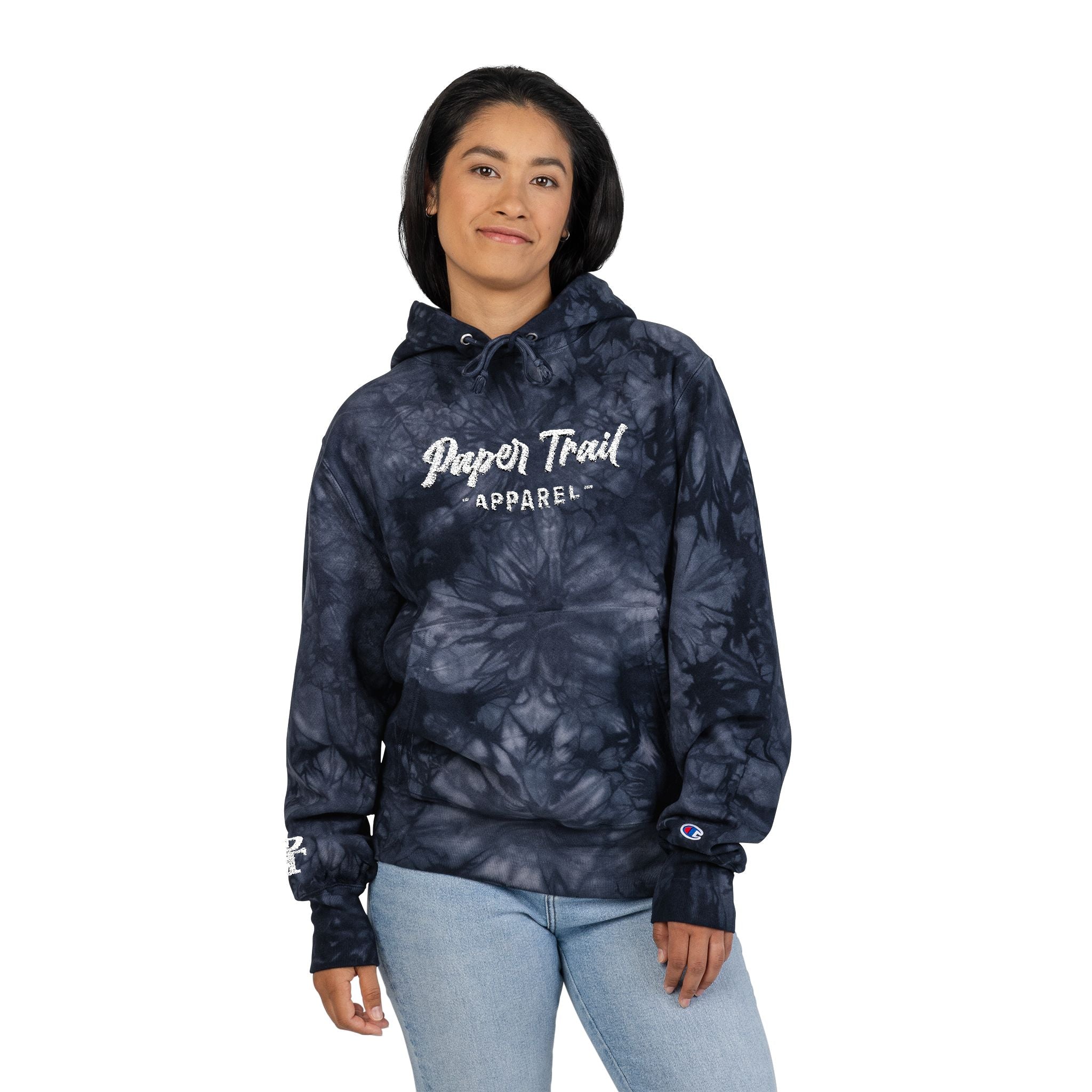 Paper Trail Classic Tie-Dye Champion Premium Hoodie
