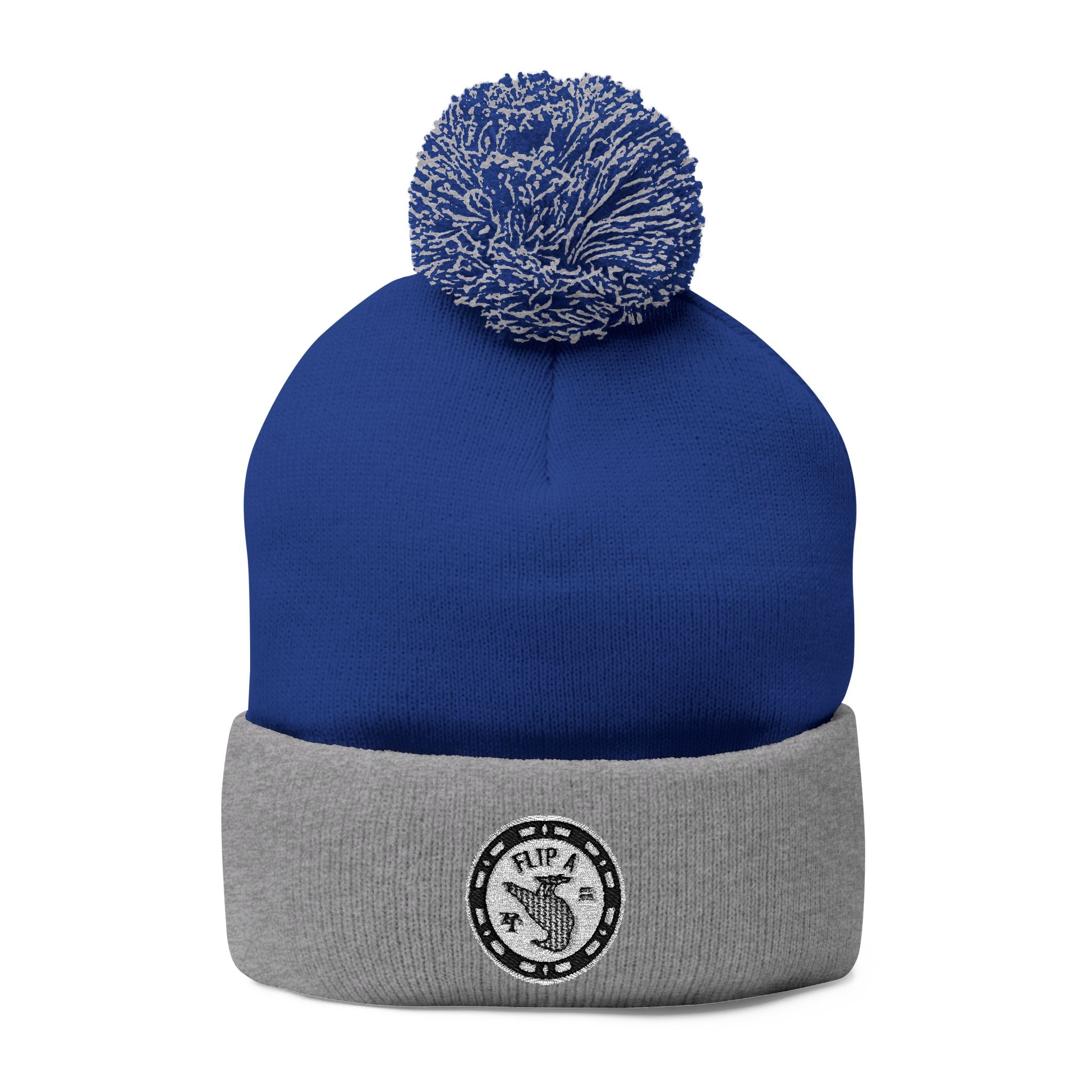 Paper Trail Flip a Bird Premium Pom-Pom Beanie