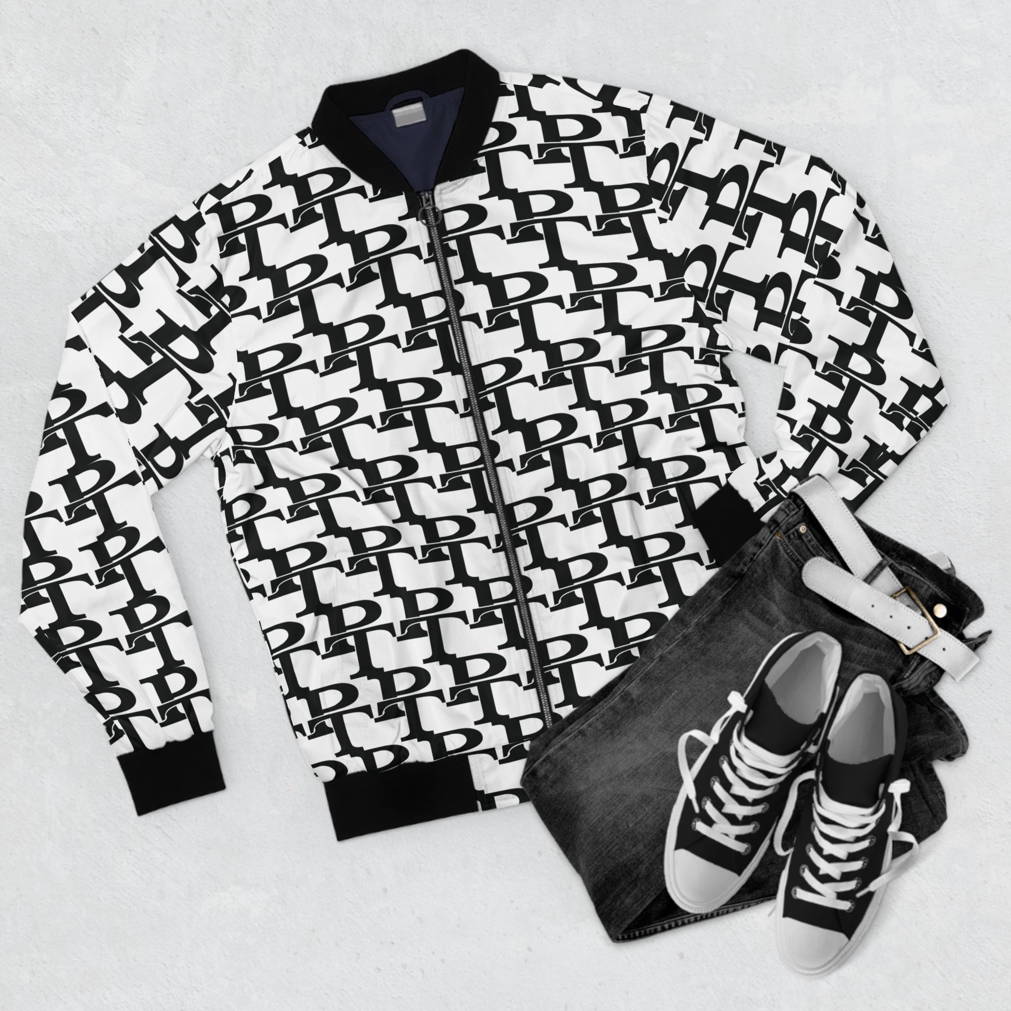 Pt monogram Bomber Jacket