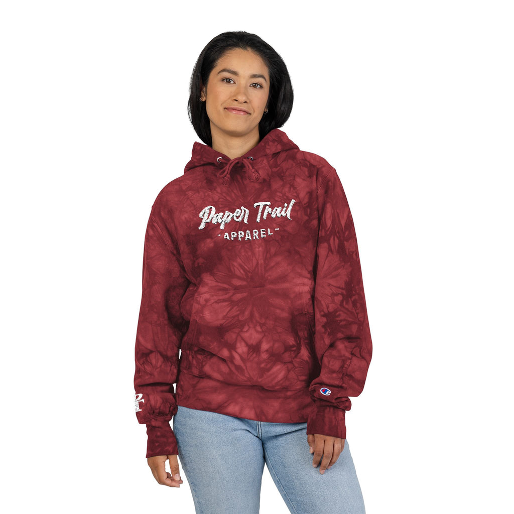 Paper Trail Classic Tie-Dye Champion Premium Hoodie