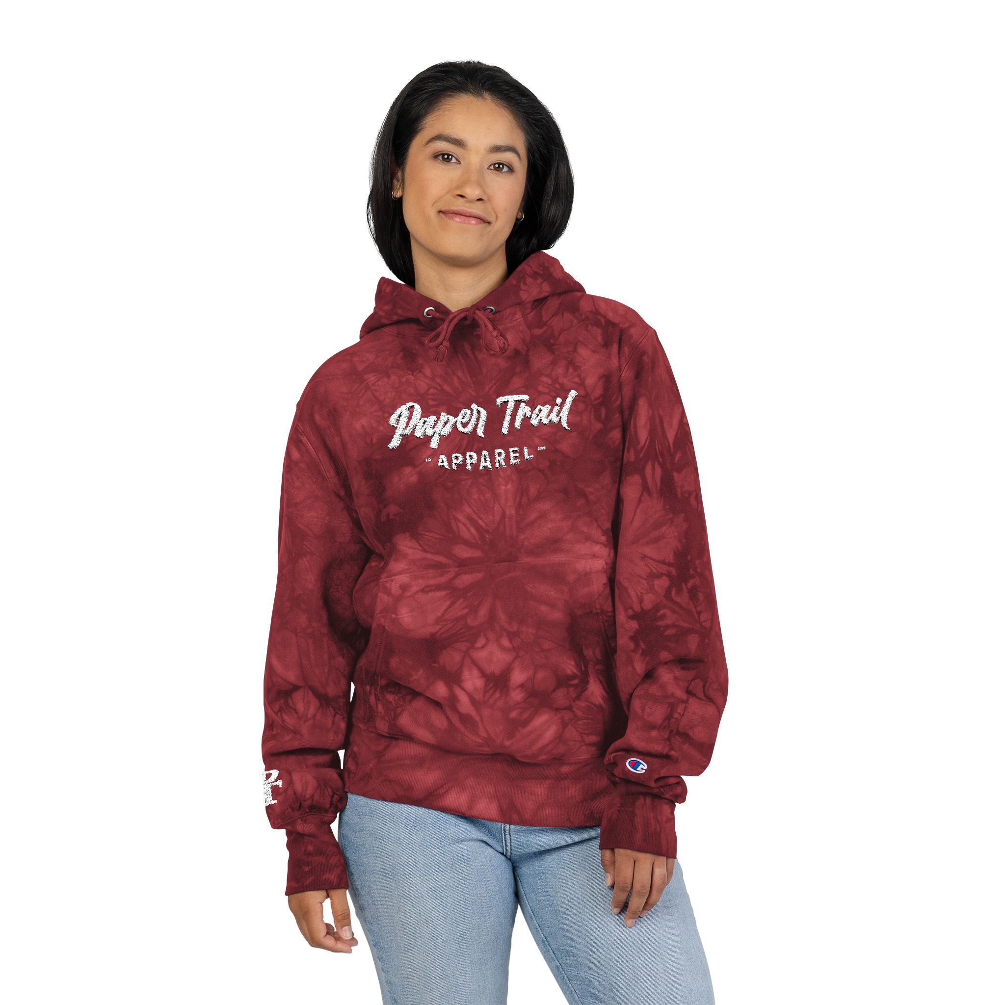Paper Trail Classic Tie-Dye Champion Premium Hoodie
