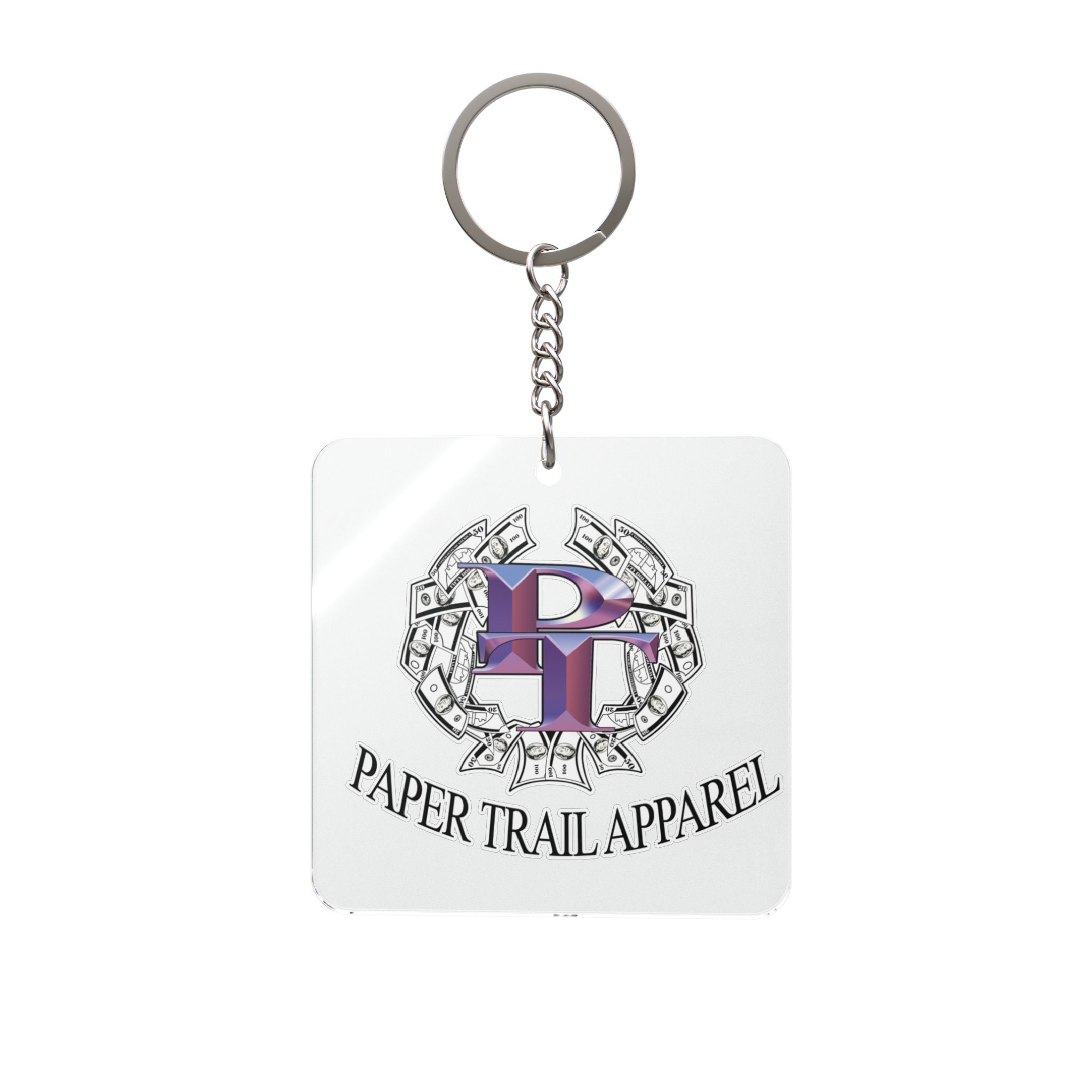 Paper trail og key chain