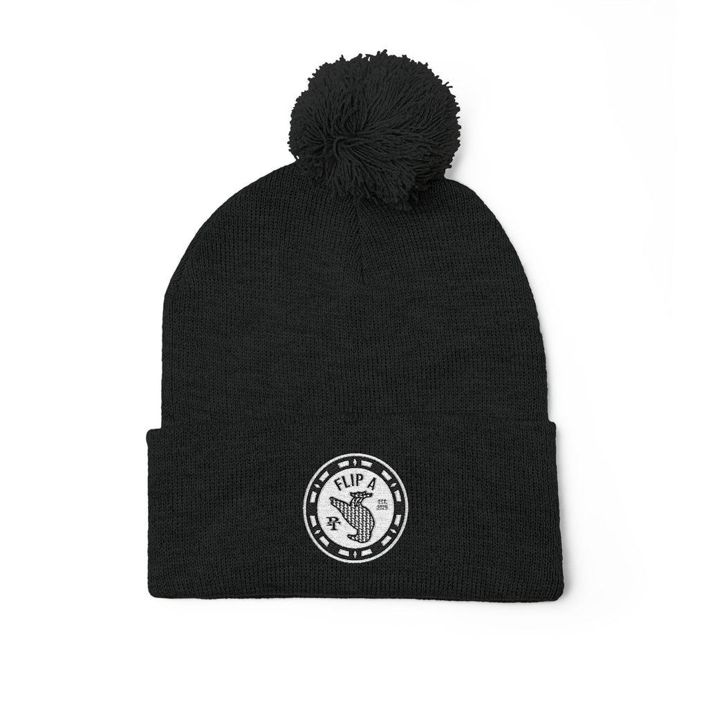 Paper Trail Flip a Bird Premium Pom-Pom Beanie