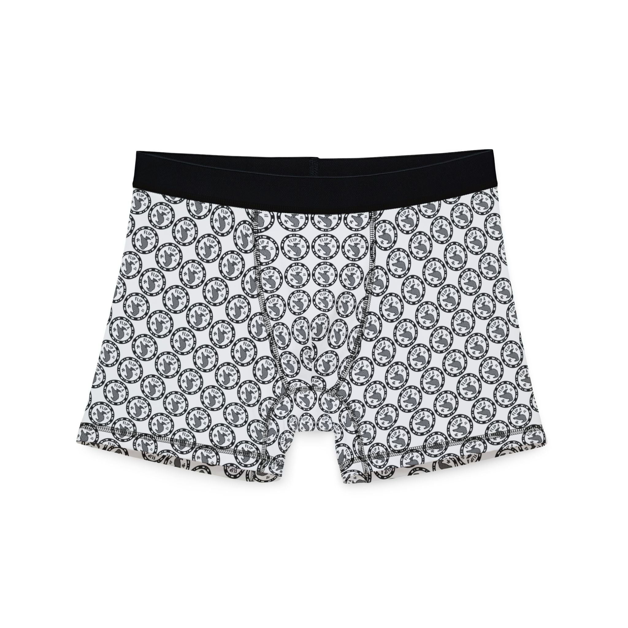Paper Trail Flip a Bird Monogram Briefs